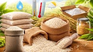 Rice packing and dispatch for export