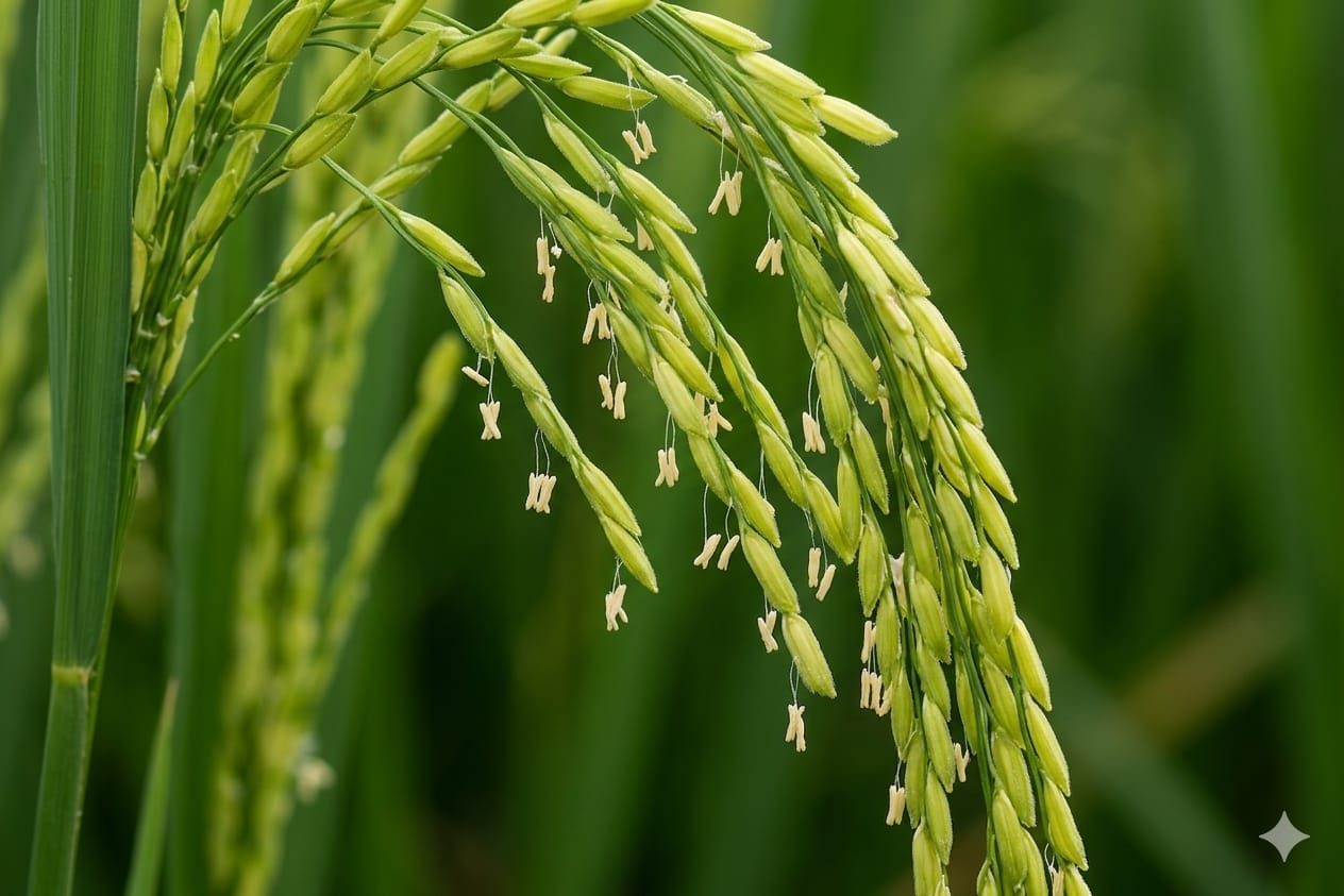 Flowering & Grain Filling — KSR Exports rice production